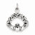 Sterling Silver Antiqued Claddagh pendant, Pretty Pendants for Necklace
