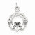 Sterling Silver Antiqued Claddagh Pendant, Lovely Pendants for Necklace