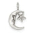Sterling Silver Moon w/Star Charm hide-image