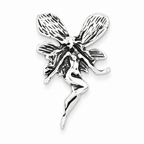 Sterling Silver Antiqued Fairy pendant, Beautiful Pendants for Necklace
