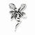Sterling Silver Antiqued Fairy pendant, Beautiful Pendants for Necklace