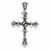 Sterling Silver Antiqued Passion Cross Pendant, Pendants for Necklace