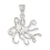 Octopus Charm in Sterling Silver