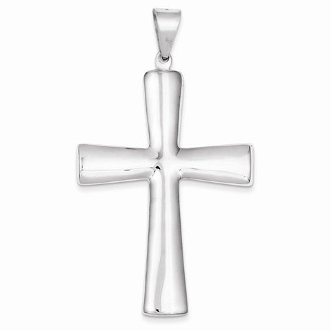 Sterling Silver Hollow Cross Pendant, Pendants for Necklace