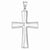 Sterling Silver Hollow Cross Pendant, Pendants for Necklace
