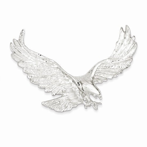Sterling Silver Eagle Pendant, Classy Pendants for Necklace