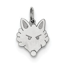 Sterling Silver Fox Head Charm hide-image