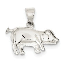 Sterling Silver Pig Charm hide-image