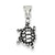 Sterling Silver Antiqued Turtle Charm hide-image