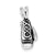 Sterling Silver Antiqued Boxing Glove Charm hide-image