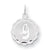Sterling Silver Brocaded Initial G Charm hide-image