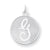 Sterling Silver Brocaded Initial G Charm hide-image