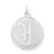 Sterling Silver Brocaded Initial H Charm hide-image