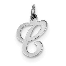 Sterling Silver Stamped Initial C Charm hide-image