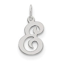 Sterling Silver Stamped Initial E Charm hide-image