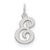 Sterling Silver Stamped Initial E Charm hide-image