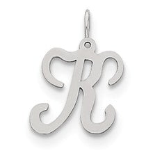 Sterling Silver Stamped Initial K Charm hide-image