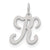 Sterling Silver Stamped Initial K Charm hide-image