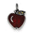 Sterling Silver Enameled Red Apple Charm hide-image