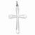 Sterling Silver Polished Cross Pendant, Pretty Pendants for Necklace