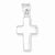Sterling Silver Cross Pendant, Lovely Pendants for Necklace