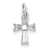 Sterling Silver CZ Latin Cross Charm hide-image