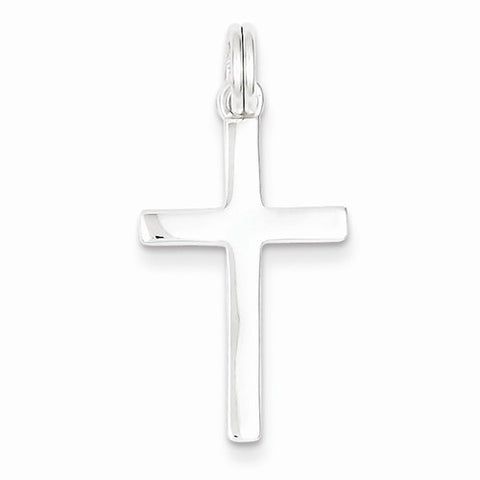 Sterling Silver Polished Cross Pendant, Fine Pendants for Necklace