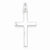 Sterling Silver Polished Cross Pendant, Fine Pendants for Necklace