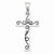 Sterling Silver Latin Cross pendant, Pretty Pendants for Necklace