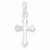 Sterling Silver Budded Cross pendant, Stylish Pendants for Necklace