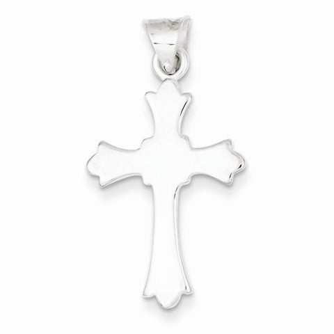 Sterling Silver Fleur De Lis Cross pendant, Appealing Pendants for Necklace