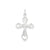 Polished Cross Charm in Sterling Silver