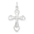 Sterling Silver Polished Cross Charm hide-image