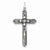 Sterling Silver March Birthstone Cross Pendant, Pendants for Necklace