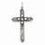 Sterling Silver April Birthstone Cross Pendant, Pendants for Necklace
