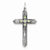 Sterling Silver August Birthstone Cross Pendant, Pendants for Necklace