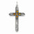 Sterling Silver November Birthstone Cross Pendant, Pendants for Necklace