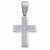 Sterling Silver CZ Cross Pendant, Classy Pendants for Necklace