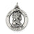 St. Christopher Medal, Charm in Sterling Silver