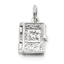Sterling Silver Holy Bible Charm hide-image