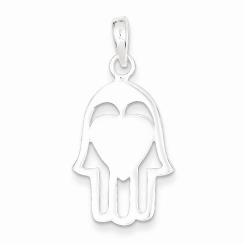 Sterling Silver Chamseh/Hamsa Pendant, Pendants for Necklace