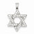 Sterling Silver CZ Star of David pendant, Beautiful Pendants for Necklace