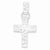 Sterling Silver Hammered Latin Cross pendant, Fine Pendants for Necklace