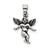 Antique Angel Charm in Sterling Silver