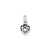Antique Puff Heart Charm in Sterling Silver
