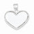Sterling Silver Heart Pendant, Delightful Pendants for Necklace