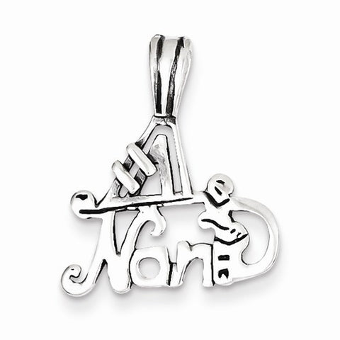Sterling Silver #1 Nana Pendant, Pendants for Necklace