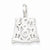 Sterling Silver I Love You Mom Pendant, Pendants for Necklace