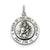 Queen of the Holy Scapular Medal; Charm in Sterling Silver