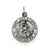 St. Christopher Medal; Charm in Sterling Silver